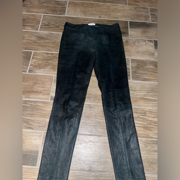 Helmut Lang women’s black Lamb Leather pants - Picture 1 of 3